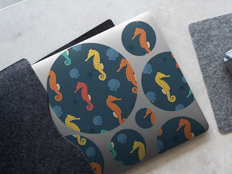 rainbow seahorses salt water DIY Laptop Stickers