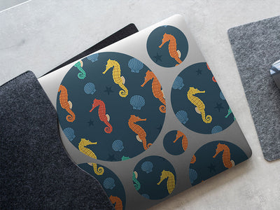 rainbow seahorses salt water DIY Laptop Stickers