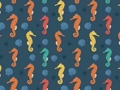 Rainbow Seahorses Marine Life Vinyl Wrap Pattern~Rwraps Series 914 Digitally Printed Vinyl Wrap~0