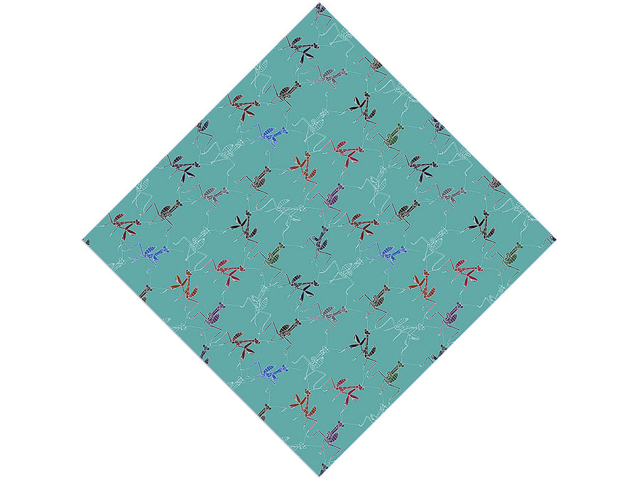 Rainbow Senses Bug Vinyl Wrap Pattern