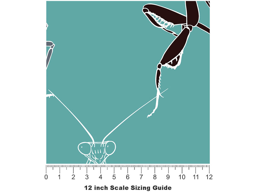 Rainbow Senses Bug Vinyl Film Pattern Size 12 inch Scale~Rwraps Rainbow Senses Bug Sizing Chart~2