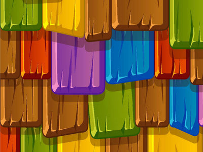 Rainbow Shake Tile Vinyl Wrap Pattern~Rwraps Series 914 Digitally Printed Vinyl Wrap~0