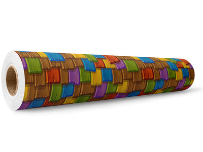 Rainbow Shake Tile Wrap Film Wholesale Roll~Rwraps Series 914 Digitally Printed Vinyl Roll~5