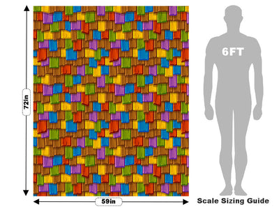Rainbow Shake Tile Vehicle Wrap Scale~Rwraps Series 914 Rainbow Shake Tile Measurements~2