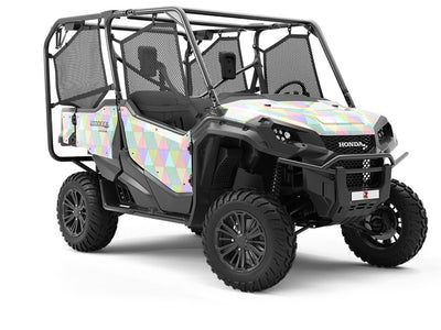 Rainbow Triangles Tile Utility Vehicle Vinyl Wrap