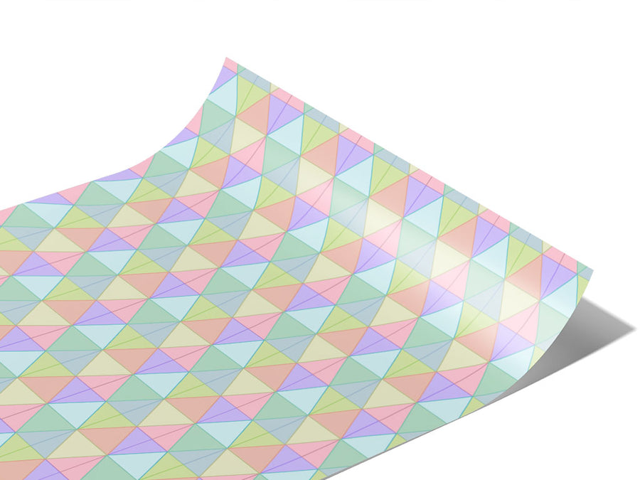 Rainbow Triangles Tile Vinyl Wraps~Rwraps Series 914 Digitally Printed Vinyl Wrap~1