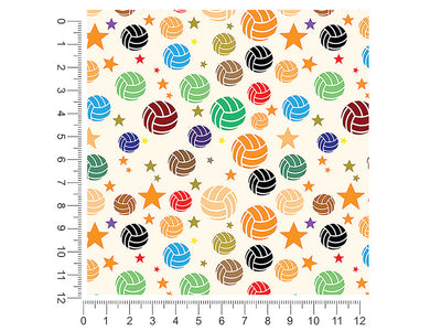 rainbow volleyballs sport 1ft x 1ft Craft Sheets