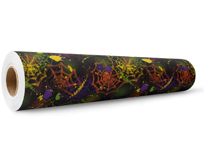 Rainbow Webs Graffiti Wrap Film Wholesale Roll~Rwraps Series 914 Digitally Printed Vinyl Roll~5