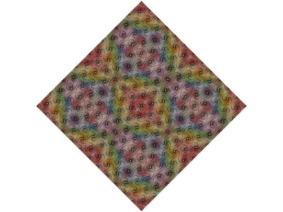 Rainbows and Diamonds Optical Illusion Vinyl Wrap Pattern