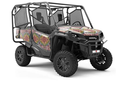 Rainbows and Diamonds Optical Illusion Utility Vehicle Vinyl Wrap
