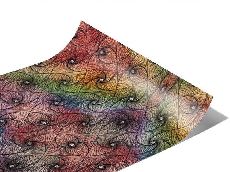 Rainbows and Diamonds Optical Illusion Vinyl Wraps~Rwraps Series 914 Digitally Printed Vinyl Wrap~0