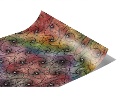 Rainbows and Diamonds Optical Illusion Vinyl Wraps~Rwraps Series 914 Digitally Printed Vinyl Wrap~0