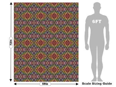 Rainbows and Diamonds Optical Illusion Vehicle Wrap Scale~Rwraps Series 914 Rainbows and Diamonds Optical Illusion Measurements~1
