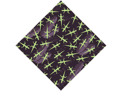 Rainforest Green Reptile Vinyl Wrap Pattern