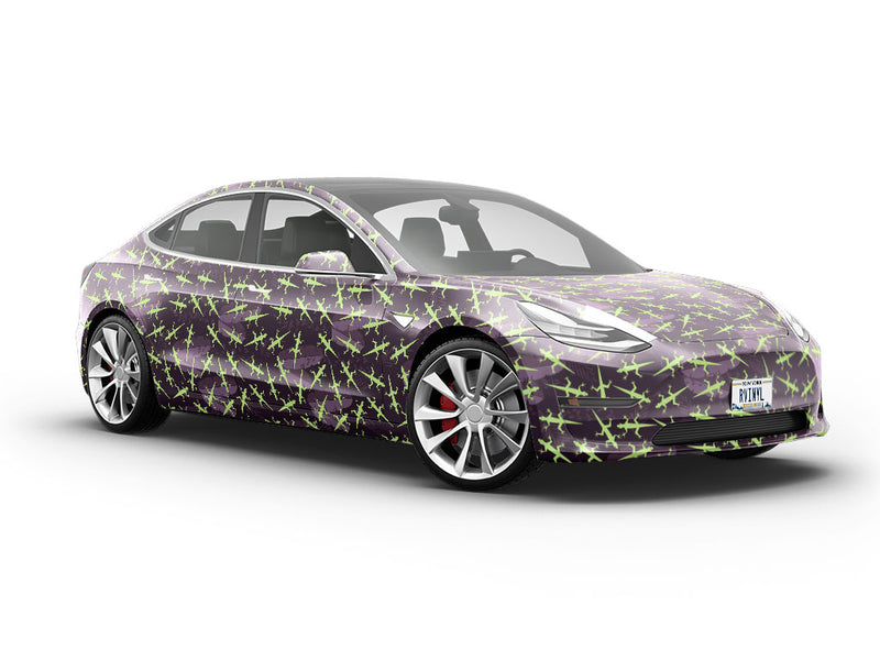 Rainforest Green Reptile Vehicle Vinyl Wrap