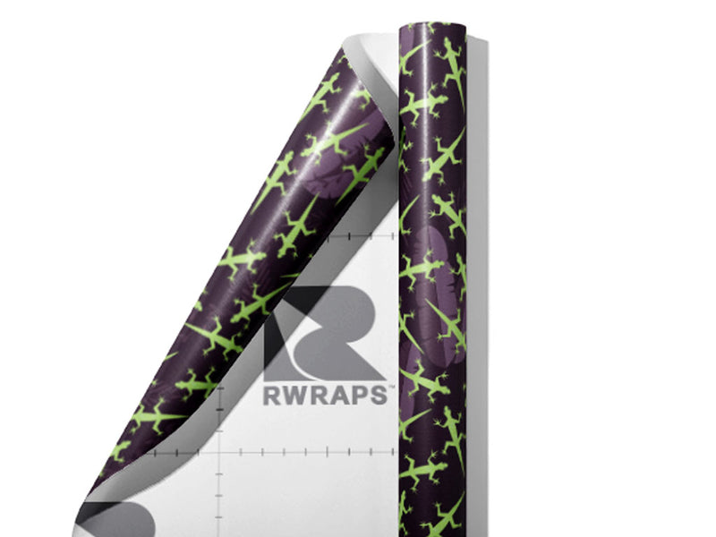 Rainforest Green Reptile Wrap Film Sheets~Rwraps Series 914 Rainforest Green Reptile Scrolled Sheet~3
