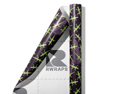 Rainforest Green Reptile Wrap Film Sheets~Rwraps Series 914 Rainforest Green Reptile Scrolled Sheet~3