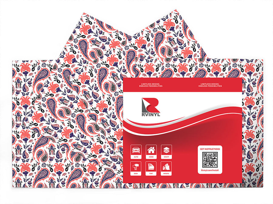 rainstorm worries paisley Craft Vinyl Sheet Pack