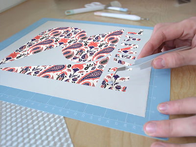 rainstorm worries paisley Easy Weed Craft Vinyl