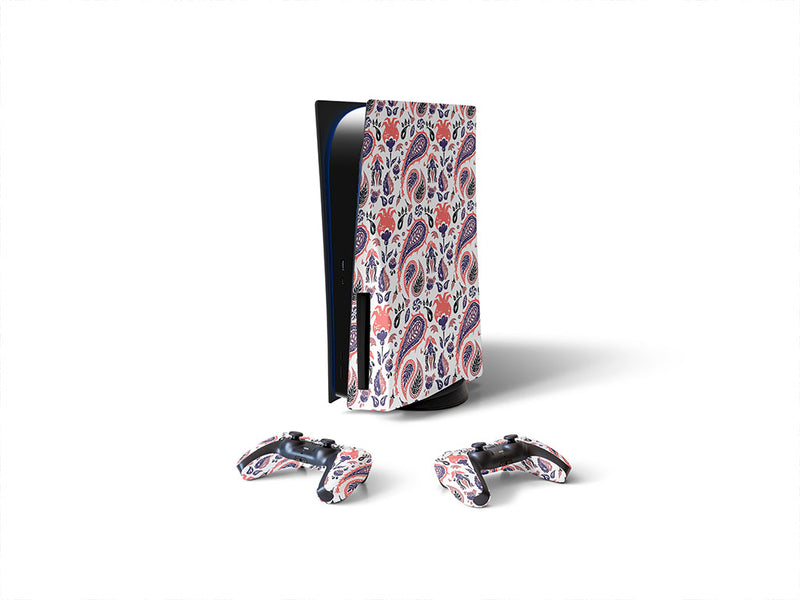rainstorm worries paisley Sony PS5 DIY Skin