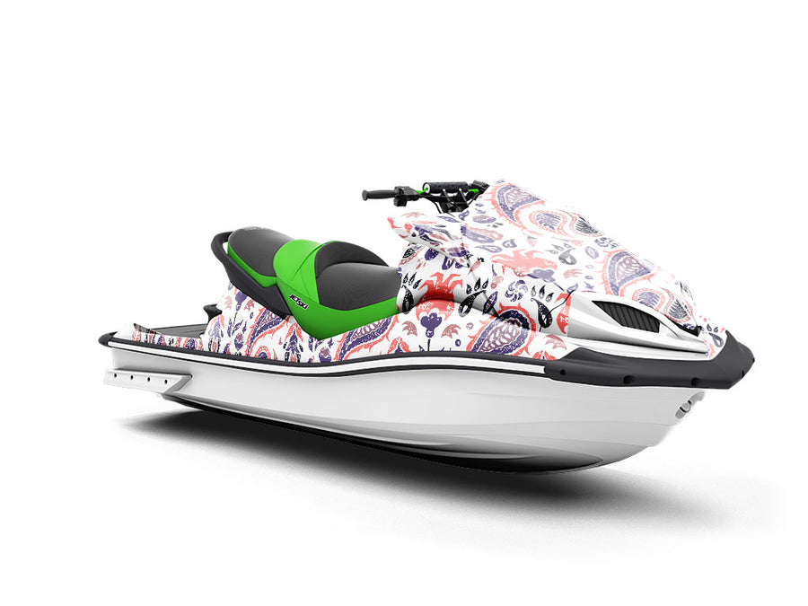 Rainstorm Worries Paisley Jet Ski Vinyl Customized Wrap