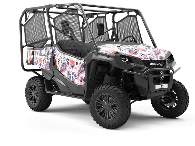 Rainstorm Worries Paisley Utility Vehicle Vinyl Wrap