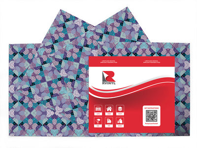 rainy daze mosaic Craft Vinyl Sheet Pack