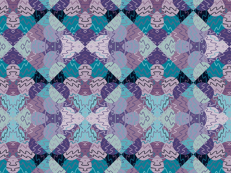 Rainy Daze Mosaic Vinyl Wrap Pattern~Rwraps Series 914 Digitally Printed Vinyl Wrap~0
