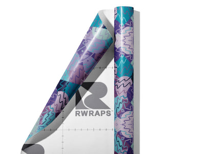 Rainy Daze Mosaic Wrap Film Sheets~Rwraps Series 914 Rainy Daze Mosaic Scrolled Sheet~3