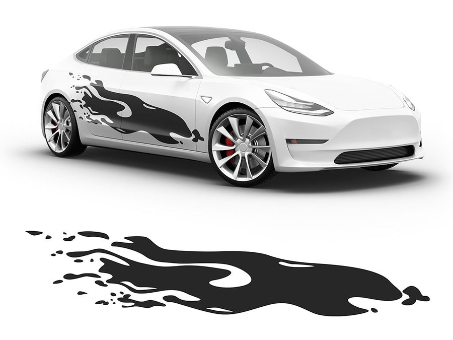 Rally Splash Body Graphic~Full Side Auto Decal Kit~0