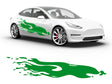 3M Bright Green Rally Splash Body Graphic~Full Side Auto Decal Kit~0