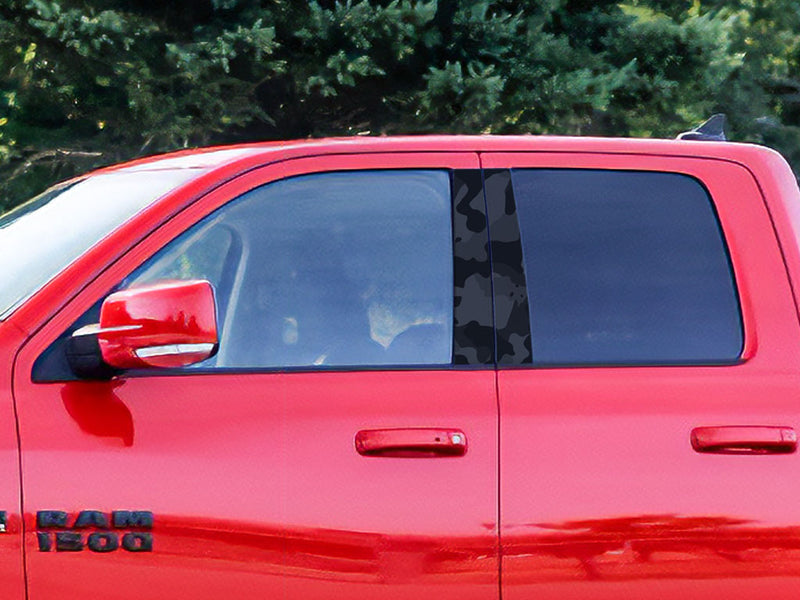 ram 1500 2011-2018 (crew / quad / extended) Camo Pillar Cover Diagram
