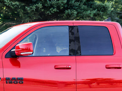 ram 1500 2011-2018 (crew / quad / extended) Camo Pillar Cover Diagram