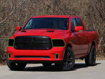 ram 1500 2011-2018 Headlight Tint Location