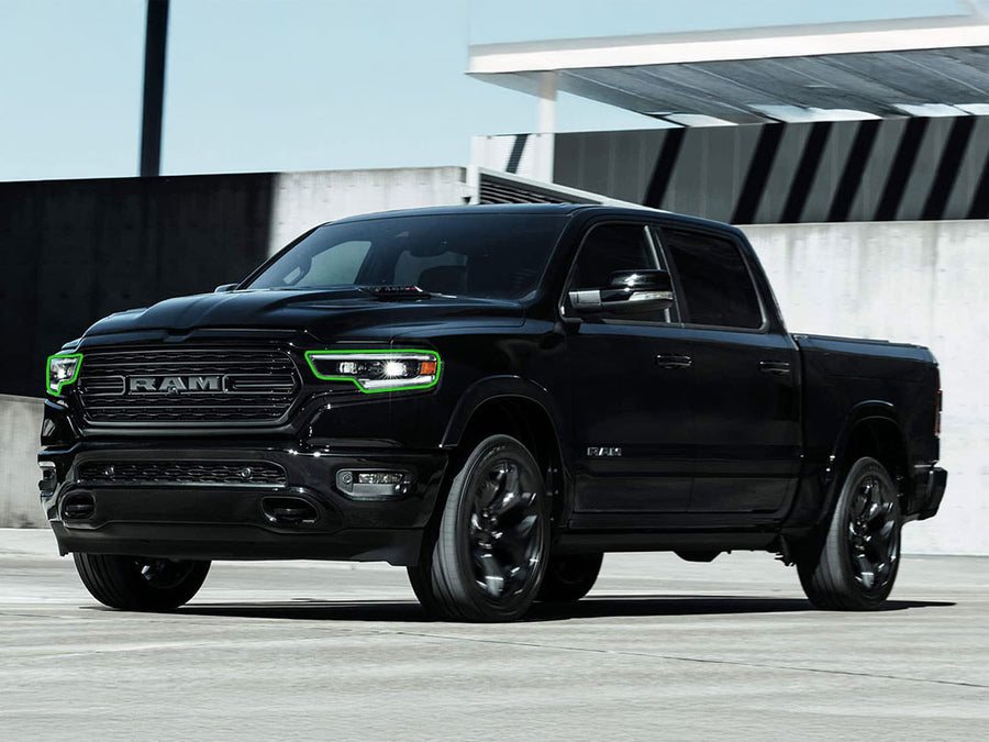 ram 1500 2019-2024 Headlight Protection Installation Location