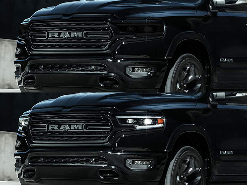 ram 1500 2019-2024 Headlight Tint Appearance