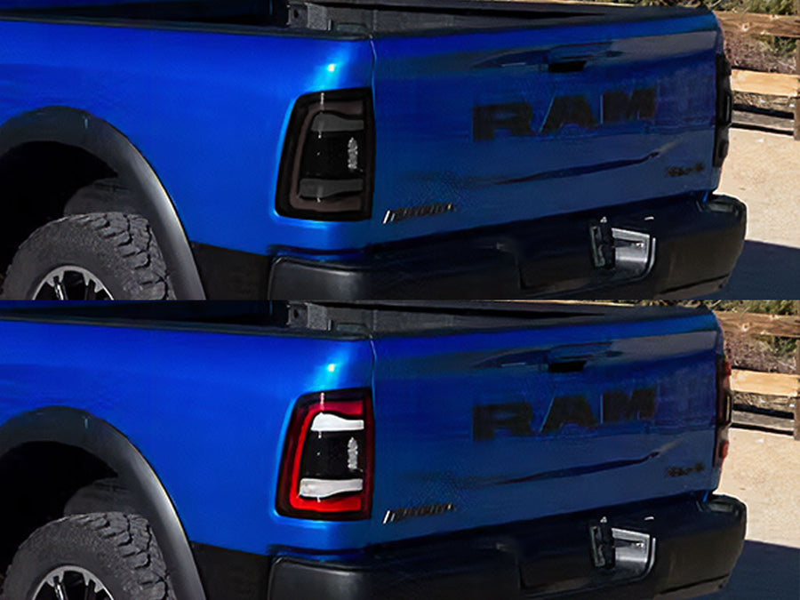 2500 (with lane departure sensors) Before and After Smoked Taillights