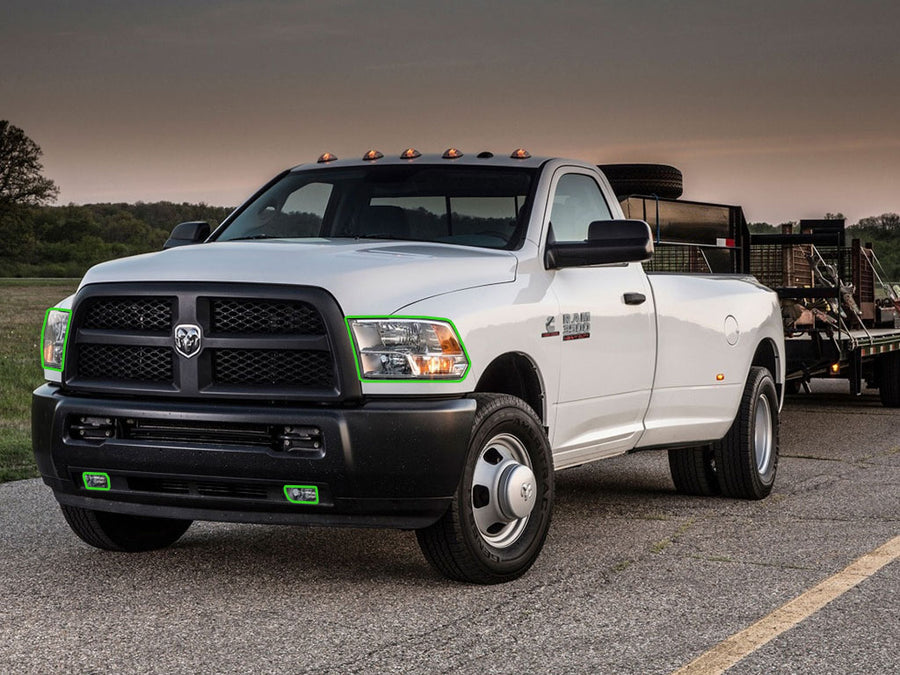 ram 3500 2011-2018 Headlight Protection Installation Location