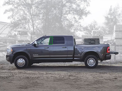 ram 3500 2019-2021 (crew cab / quad cab) Pillar Post Trim Installation Location