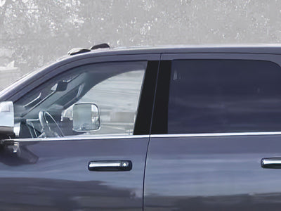 ram 3500 2019-2021 (crew cab / quad cab) Matte Black Pillar Cover Diagram
