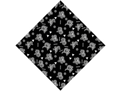 Ram Heads Halloween Vinyl Wrap Pattern