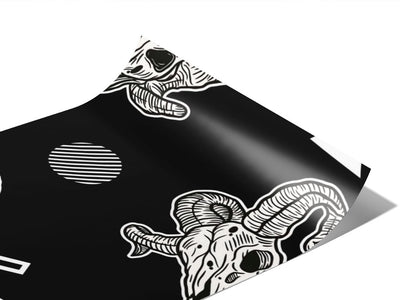 Ram Heads Halloween Vinyl Wraps~Rwraps Series 914 Digitally Printed Vinyl Wrap~0