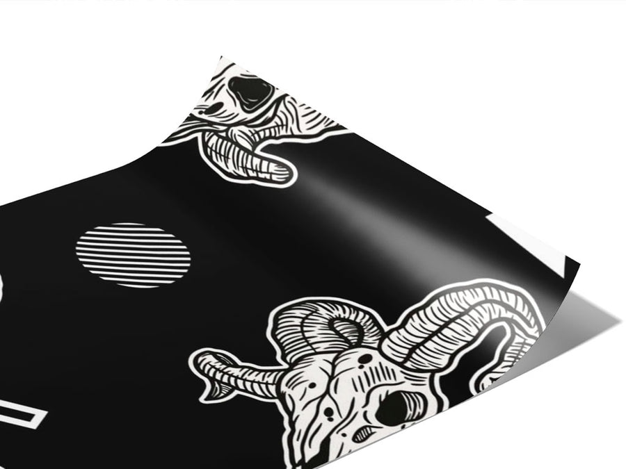 Ram Heads Halloween Vinyl Wraps~Rwraps Series 914 Digitally Printed Vinyl Wrap~0