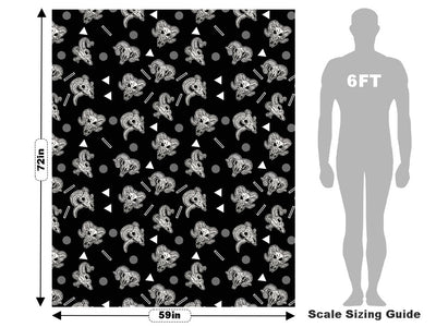 Ram Heads Halloween Vehicle Wrap Scale~Rwraps Series 914 Ram Heads Halloween Measurements~1