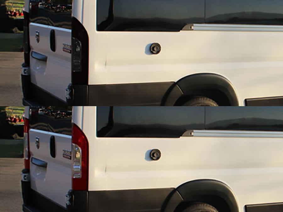 promaster Before and After Smoked Taillights