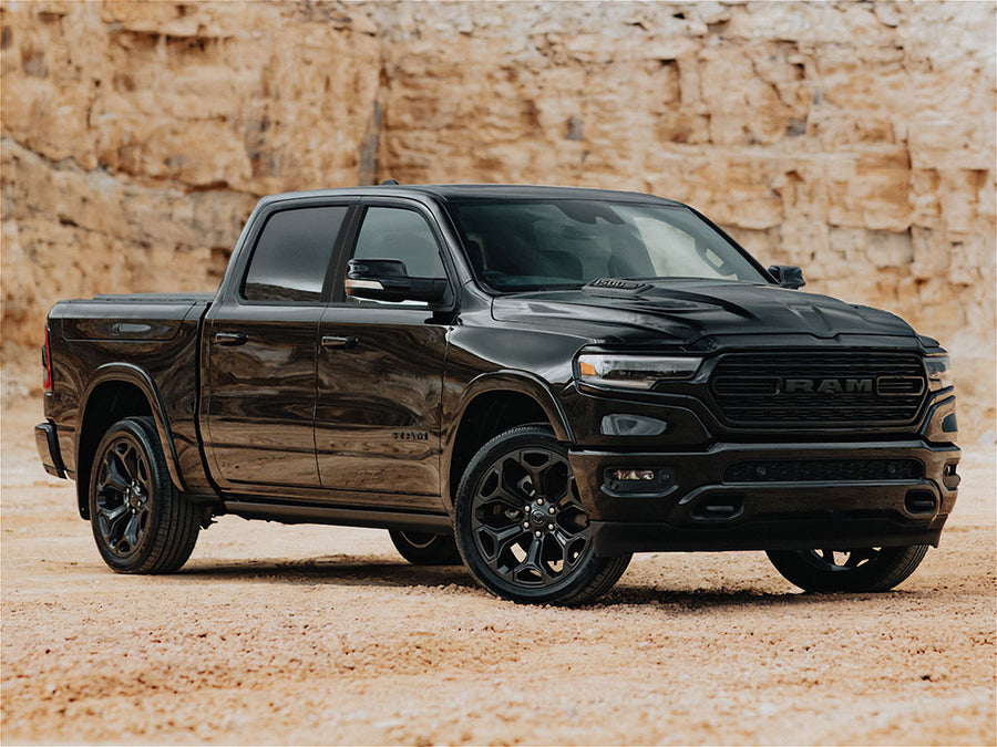 ram 1500 2019-2024 (crew cab / quad cab) Piano Black Pillar Trim