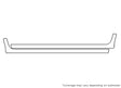 2500 3M Clear Bra Rocker Precut PPF Diagram