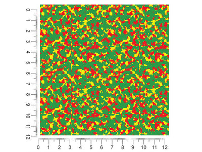 rasta camo pixel 1ft x 1ft Craft Sheets