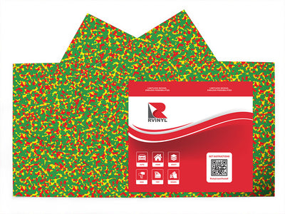 rasta camo pixel Craft Vinyl Sheet Pack