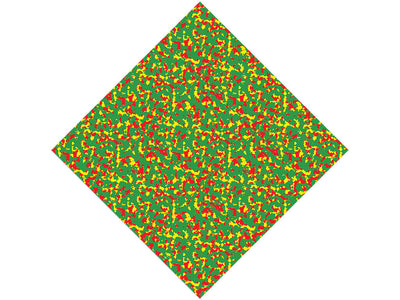 Rasta Camo Pixel Vinyl Wrap Pattern